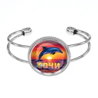 Браслет металлический, цвет серебро, Дельфин C0114034