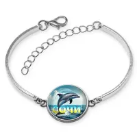 Браслет металлический, цвет серебро, Дельфин C0115046