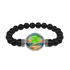 Браслет из черного агата, Удача C0116056