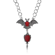 Амулет Зеркало и летучая мышь на цепочке, 6х4см AC275