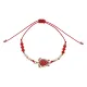 Браслет Черепаха на красной нити BS886