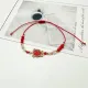 Браслет Черепаха на красной нити BS886