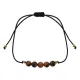 Браслет на нити с Тигровым глазом, 6мм BS888
