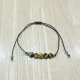 Браслет на нити с Тигровым глазом, 6мм BS888