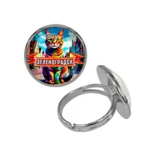 Кольцо металлическое, цвет серебро, Зеленоградск C0201015