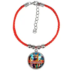 Браслет из красного шнура, Зеленоградск C0201047