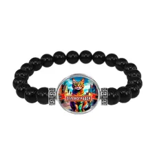 Браслет из черного агата, Зеленоградск C0201056