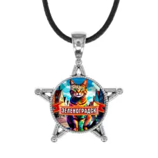 Звезда-кулон, металл, Зеленоградск C0201064