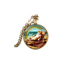 Кулон, цвет бронза, с цепочкой, Зеленоградск C0204028