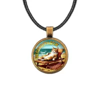 Кулон, цвет бронза, со шнурком, Зеленоградск C0204029