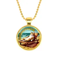 Кулон, цвет золото, с цепочкой, Зеленоградск C0204032