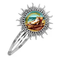 Заколка металлическая, цвет серебро, Зеленоградск C0204045