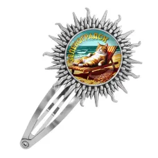 Заколка металлическая, цвет серебро, Зеленоградск C0204045