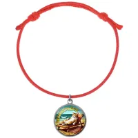 Браслет из красного шнура, Зеленоградск C0204052