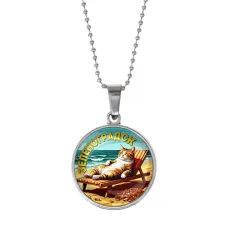 Кулон, цвет серебро, с цепочкой, Зеленоградск C0204053