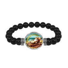 Браслет из черного агата, Зеленоградск C0204056