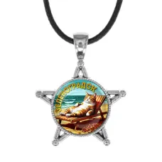 Звезда-кулон, металл, Зеленоградск C0204064