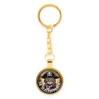 Круглый брелок, цвет золото, с цепочкой, За Зеленоградск C0205020