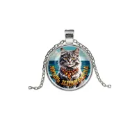 Кулон, цвет серебро, с цепочкой, Янтарь Зеленоградска C0207026