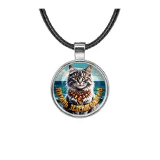 Кулон, цвет серебро, со шнурком, Янтарь Зеленоградска C0207027