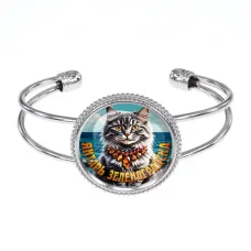 Браслет металлический, цвет серебро, Янтарь Зеленоградска C0207034