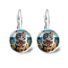 Серьги металлические, Янтарь Зеленоградска C0207038