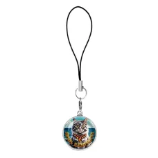 Подвеска для телефона, цвет серебро, со шнурком, Янтарь Зеленоградска C0207060