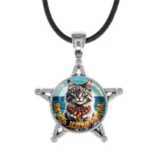 Звезда-кулон, металл, Янтарь Зеленоградска C0207064