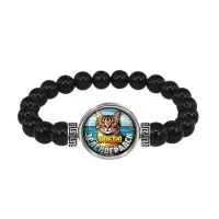 Браслет из черного агата, Люблю Зеленоградск C0208056