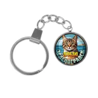 Брелок, нержавеющая сталь, с кольцом для ключей, Люблю Зеленоградск C0208061