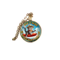 Кулон, цвет бронза, с цепочкой, Летим в Зеленоградск C0209028