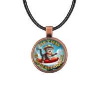 Кулон, цвет медь, со шнурком, Летим в Зеленоградск C0209031