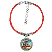 Браслет из красного шнура, Летим в Зеленоградск C0209047