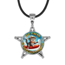 Звезда-кулон, металл, Летим в Зеленоградск C0209064