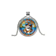 Кулон, цвет серебро, с цепочкой, Лето. Плавки. Рок-н-ролл C0210026