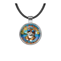 Кулон, цвет серебро, со шнурком, Лето. Плавки. Рок-н-ролл C0210027