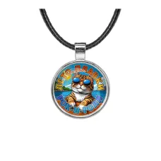 Кулон, цвет серебро, со шнурком, Лето. Плавки. Рок-н-ролл C0210027