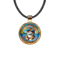 Кулон, цвет золото, со шнурком, Лето. Плавки. Рок-н-ролл C0210033