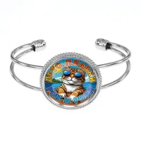 Браслет металлический, цвет серебро, Лето. Плавки. Рок-н-ролл C0210034