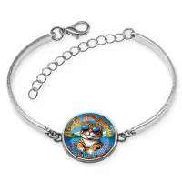 Браслет металлический, цвет серебро, Лето. Плавки. Рок-н-ролл C0210046