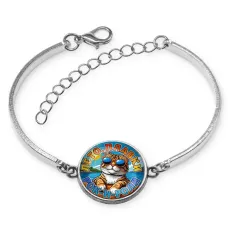 Браслет металлический, цвет серебро, Лето. Плавки. Рок-н-ролл C0210046