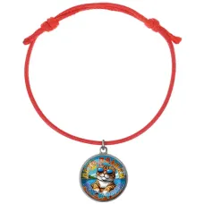 Браслет из красного шнура, Лето. Плавки. Рок-н-ролл C0210052