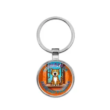 Круглый брелок, цвет серебро, Саундтрек Зеленоградска C0211021