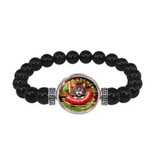 Браслет из черного агата C0213056