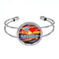 Браслет металлический, цвет серебро, Я люблю море C0301034