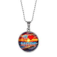 Кулон, цвет серебро, с цепочкой, Я люблю море C0301053