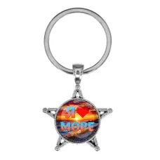 Звезда-брелок, металл, Я люблю море C0301065