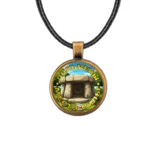 Кулон, цвет бронза, со шнурком, Дольмены - место силы C0302029