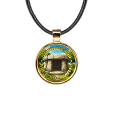 Кулон, цвет золото, со шнурком, Дольмены - место силы C0302033