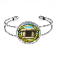 Браслет металлический, цвет серебро, Дольмены - место силы C0302034